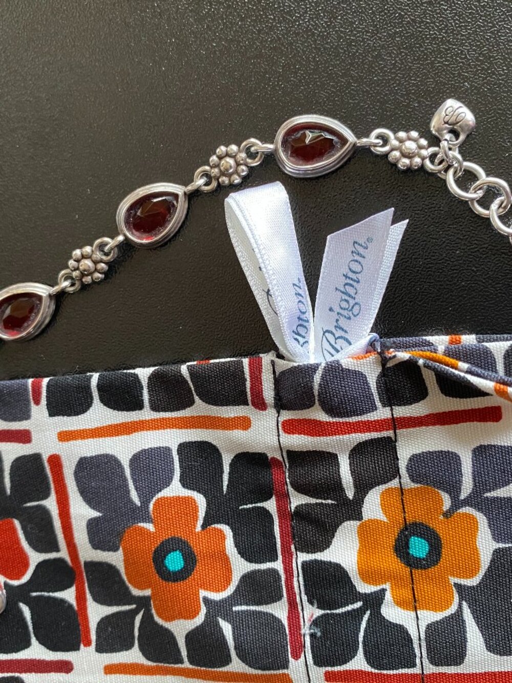 Brighton Red Teardrop Bracelet